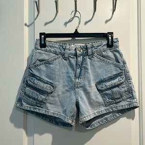 Cotton On Denim Cargo Shorts